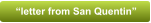 �letter from San Quentin�
